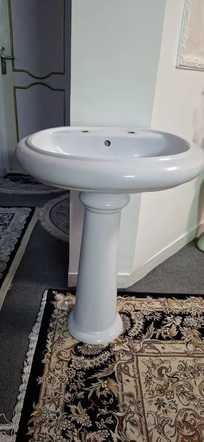 روشویی دو شیر|لوازم سرویس بهداشتی|اندیشه, اندیشه فاز ۳|دیوار