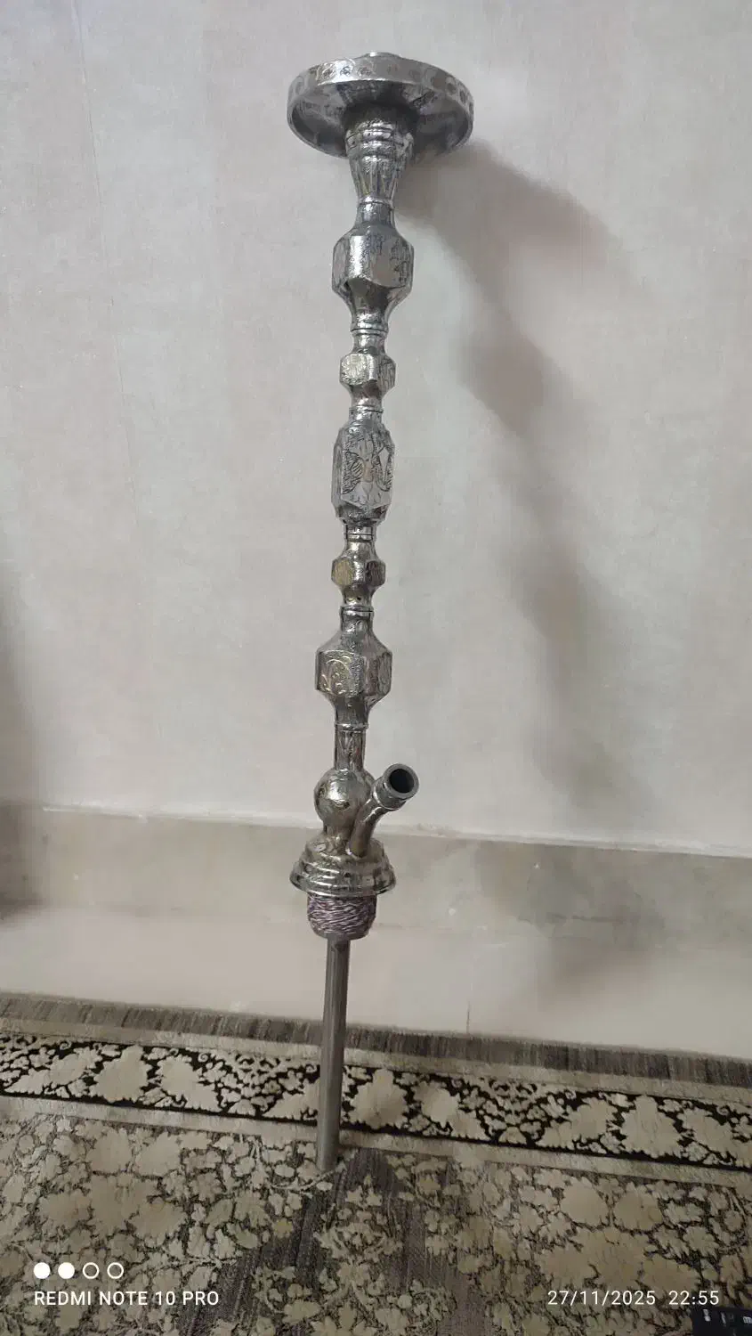 تنه قلیان برنجی|کلکسیون و سرگرمی|قرچک, پارس سرام|دیوار