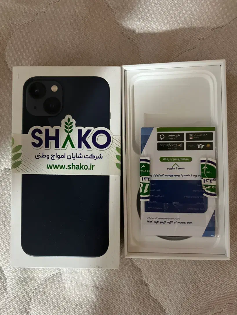 گوشی ایفون ۱۳معمولی ch باطری 99%|موبایل|تهران, ارامنه|دیوار