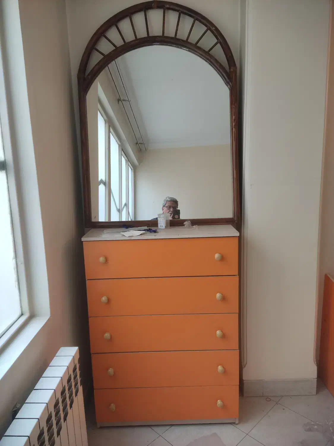 تخت یک نفره دراور آینه|تخت و سرویس خواب|تهران, حشمتیه|دیوار