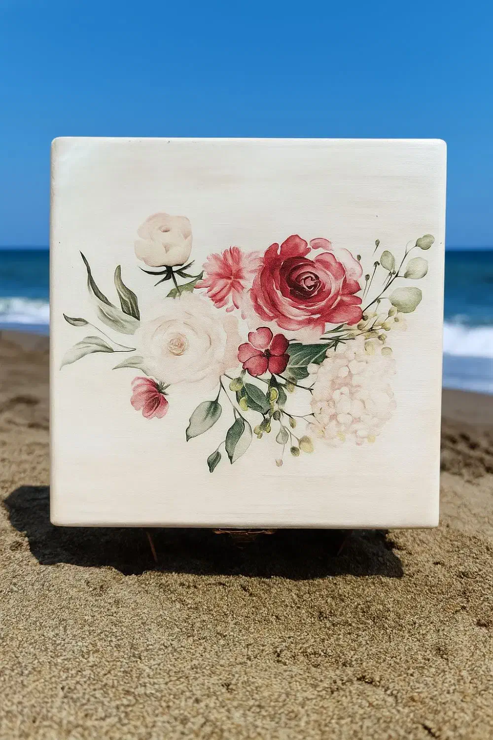 جعبه چوبی پتینه|صنایع دستی و سایر لوازم تزئینی|تهران, گلستان (شهرک راه آهن)|دیوار