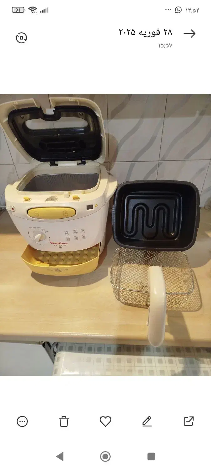 سرخ کن مولینکس بسیار سالم|اجاق گاز و لوازم برقی پخت‌وپز|تهران, شهرک دانشگاه|دیوار