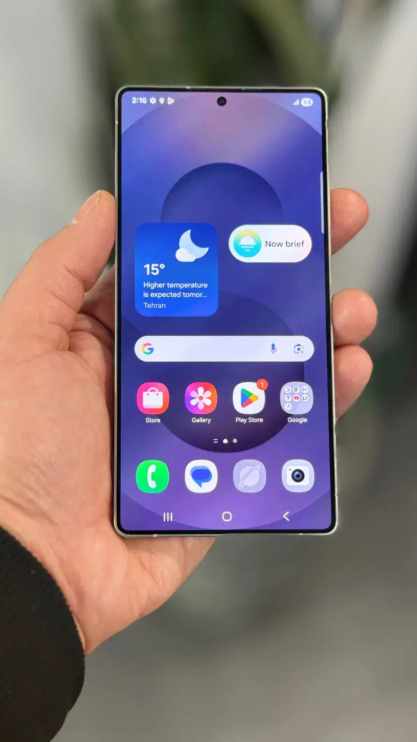 Samsung 25 Ultra 256G silver blue|موبایل|تهران, جردن|دیوار