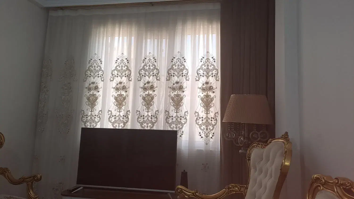 پرده سه متر|پرده، رانر، رومیزی|باغستان, |دیوار