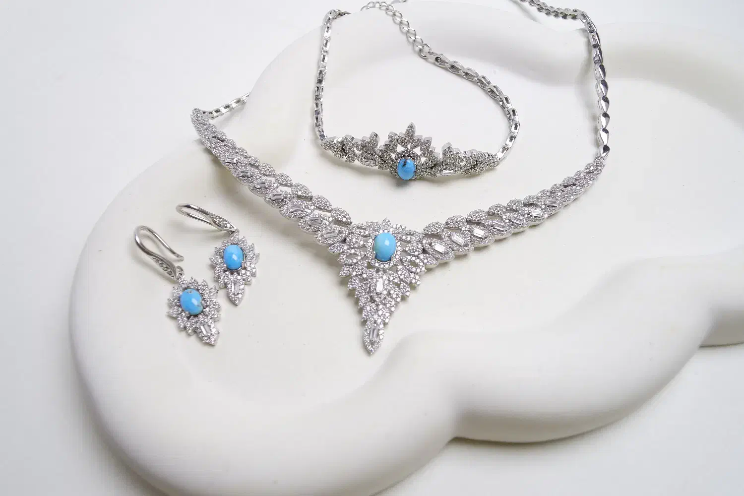 سرویس زنانه نقره فیروزه|جواهرات|تهران, بازار|دیوار