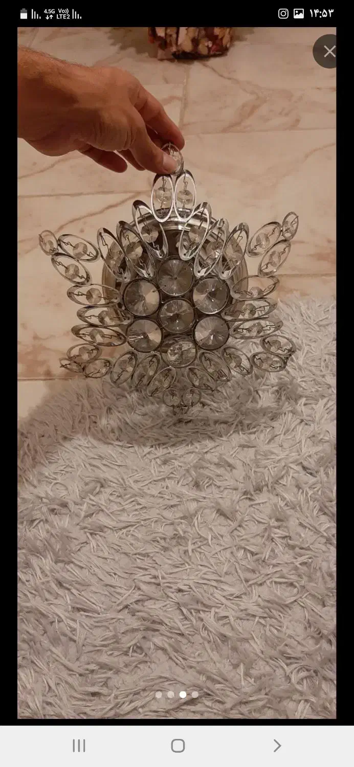 دیوار کوب ۴شعله|لوستر و چراغ آویز|فردیس, شهرک ناز|دیوار