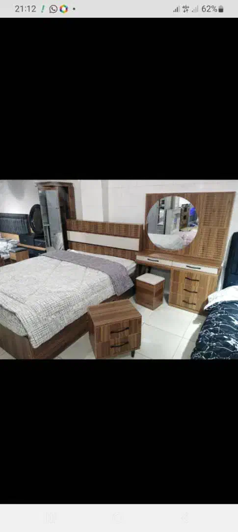 ×سرویس خواب با امکان انتخاب رنگ چوب|تخت و سرویس خواب|شیراز, شهرک گلها|دیوار