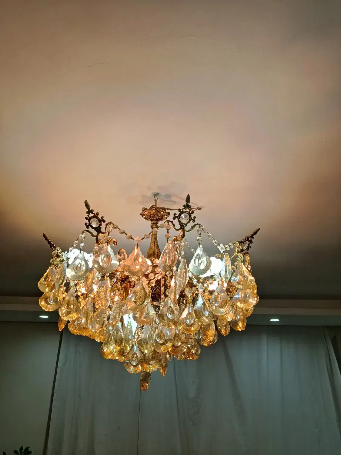 لوستر برنز|لوستر و چراغ آویز|سنندج, |دیوار