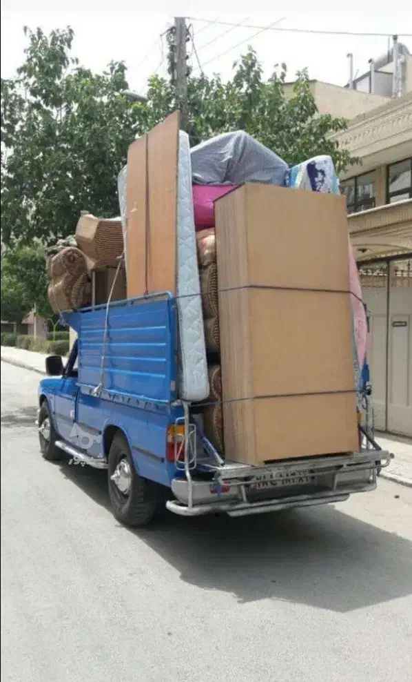 باربری اعتماد بار اثاث کشی با کارگر و نیسان وانت|خدمات حمل و نقل|خوی, |دیوار