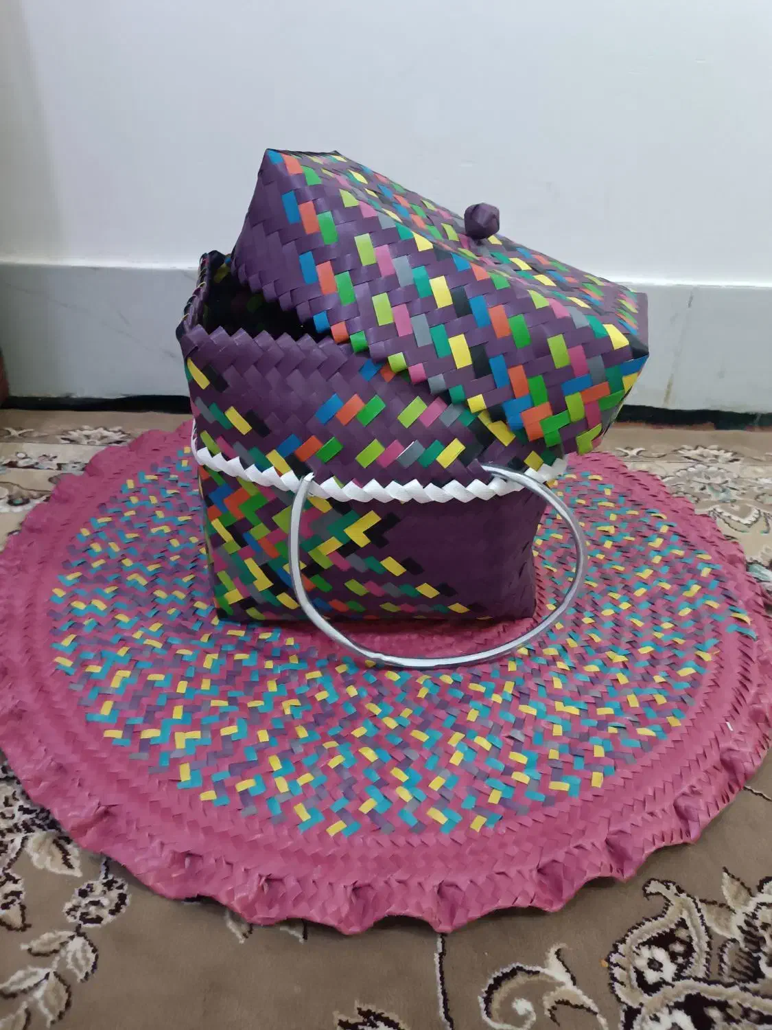 سبدیا ساک درب دار|صنایع دستی و سایر لوازم تزئینی|زابل, |دیوار