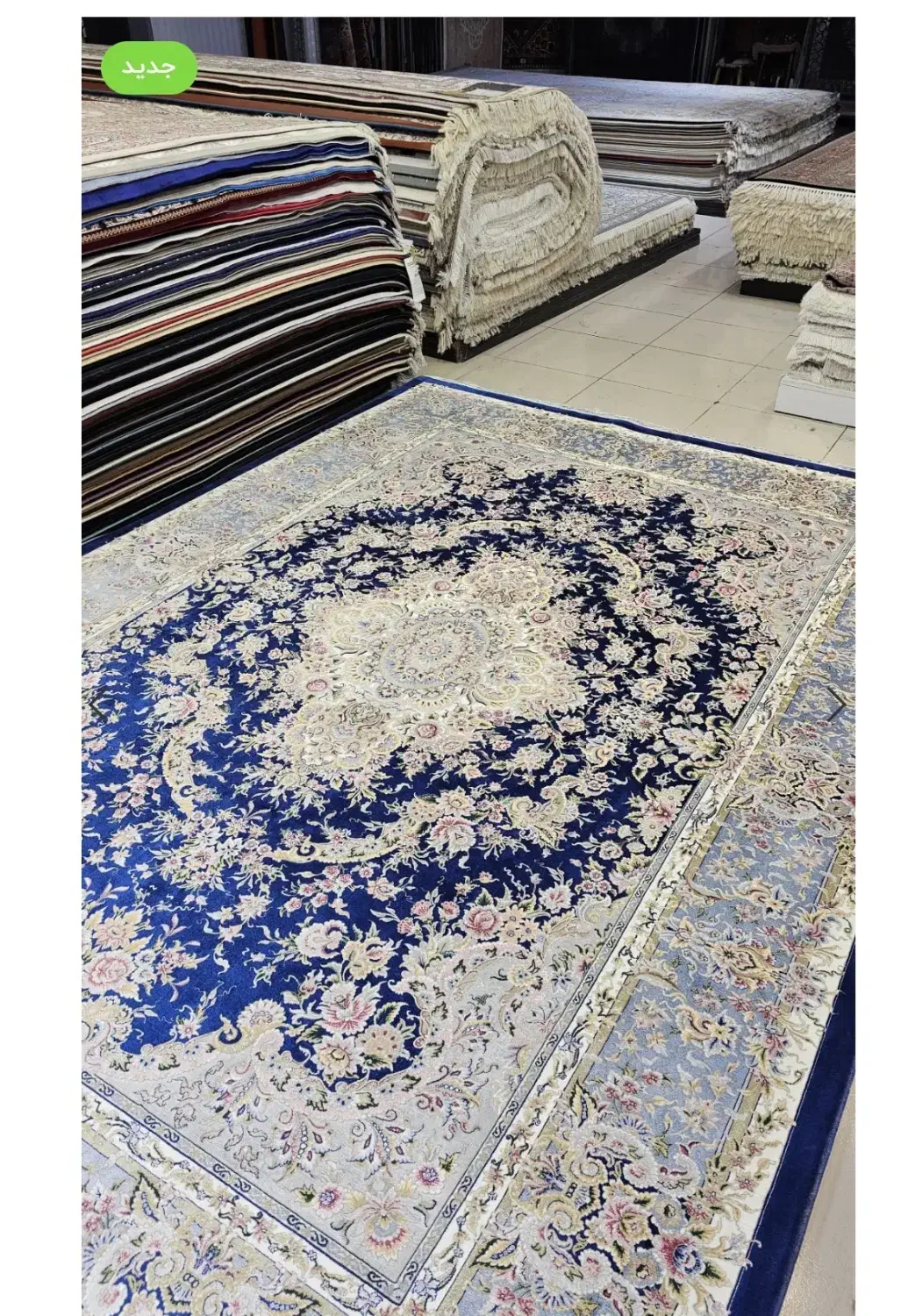 فرش ماشینی مشهد اردهال کلکسیون آمور،سرمه ای 274|فرش|اردکان, |دیوار