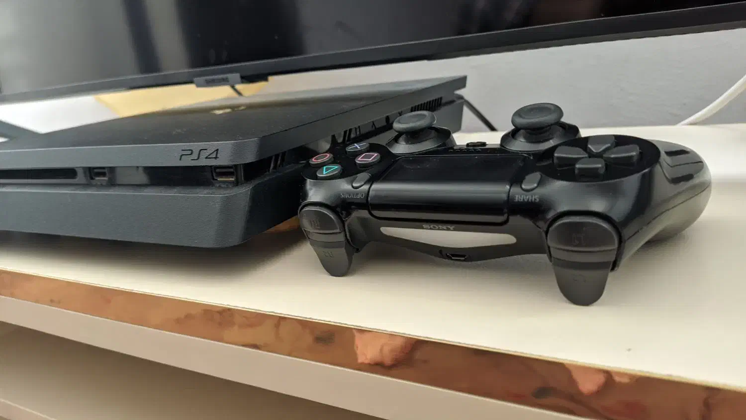 PS4 slim 1t|کنسول، بازی ویدئویی و آنلاین|قروه, |دیوار