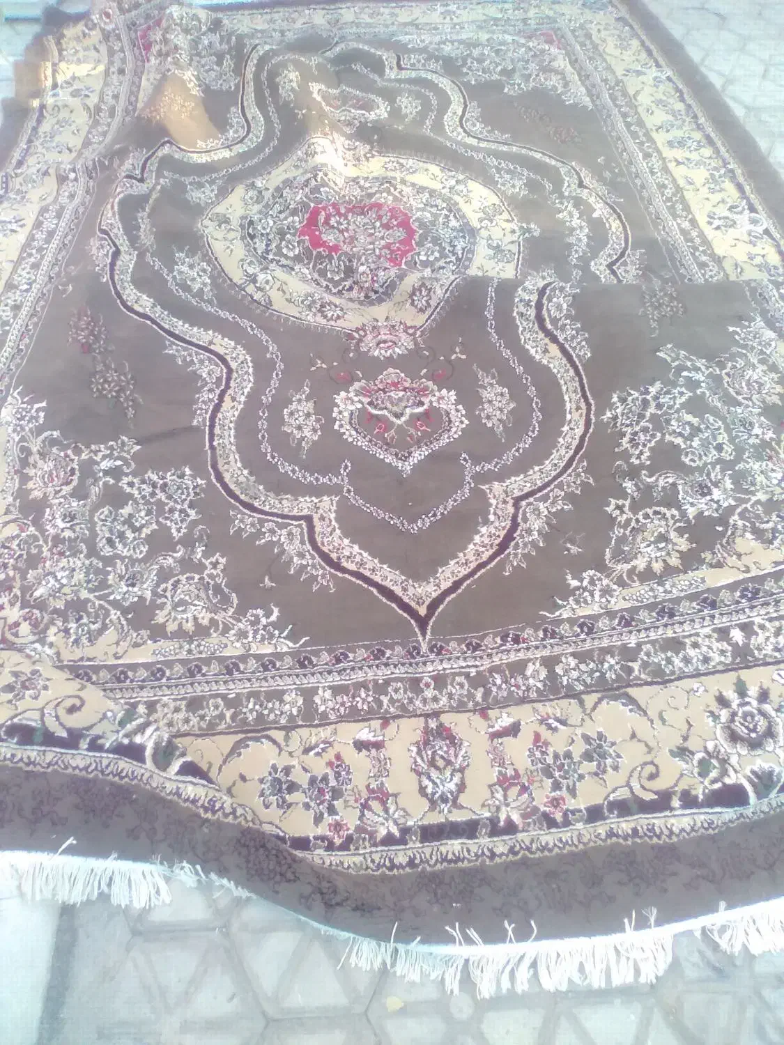 یک جفت فرش گردویی بدون پارگی ویک کمد لباس پسرانه|فرش|شهرکرد, |دیوار