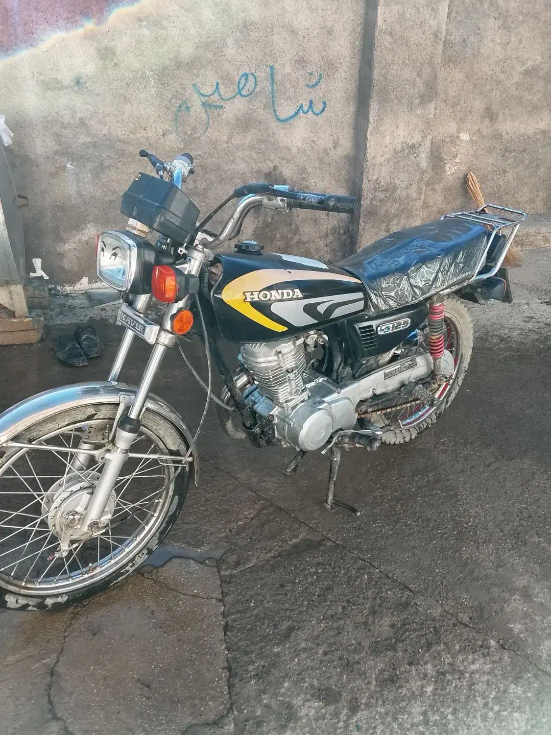 موتور هندا 125 مزایده مدل 94|موتورسیکلت|اسدآباد, |دیوار