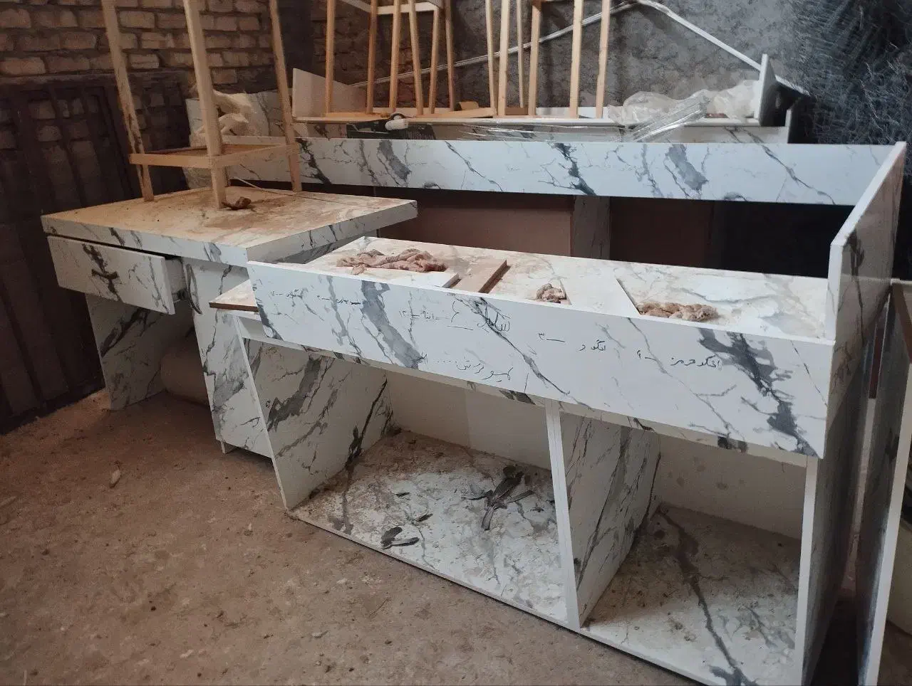 ام دی اف طرح شیک  طرح سنگ|مبلمان خانگی و میز عسلی|قوچان, |دیوار