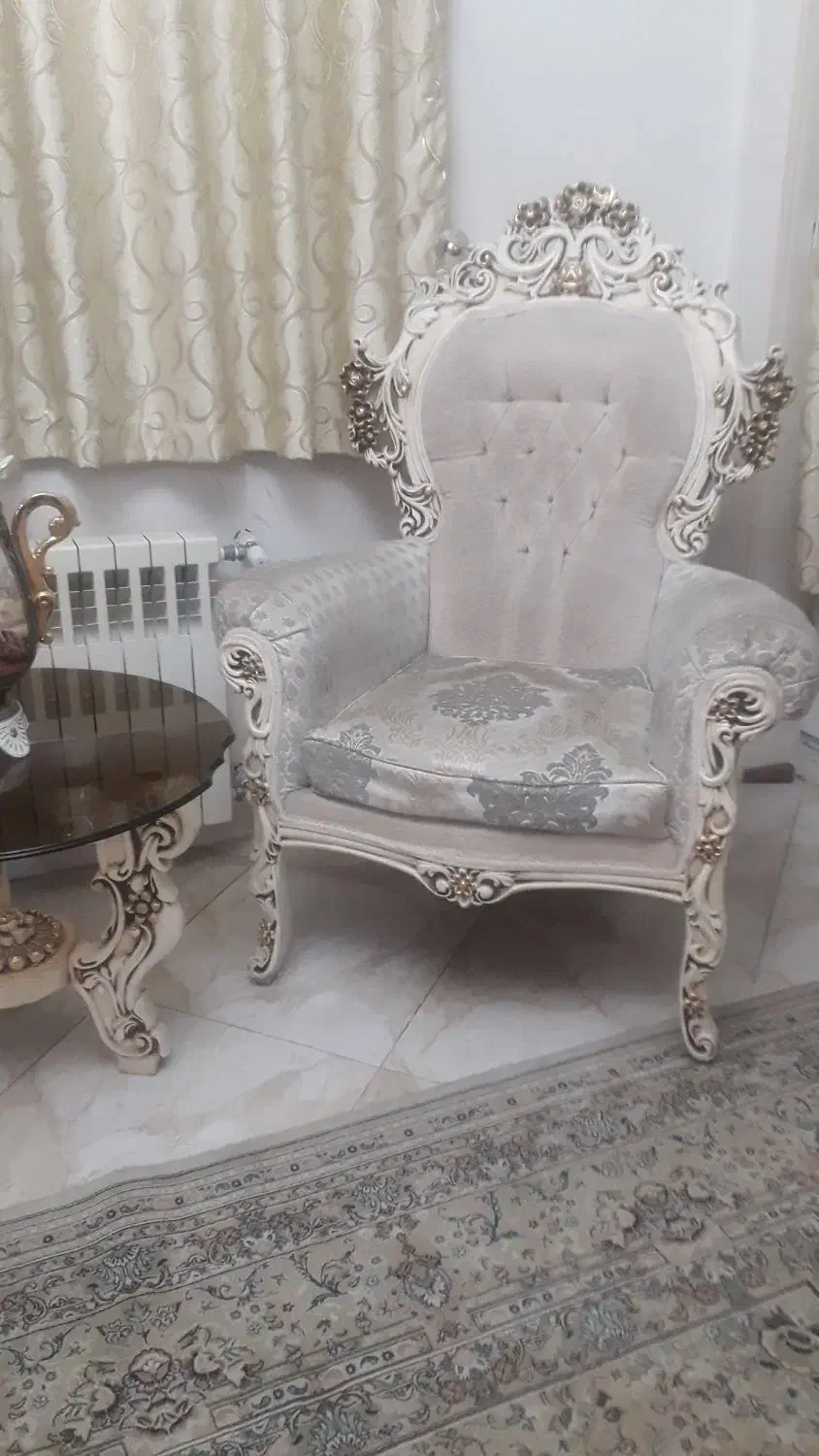 مبل کلاسیک  استیل ۹ نفره|مبلمان خانگی و میز عسلی|تهران, مجیدآباد|دیوار