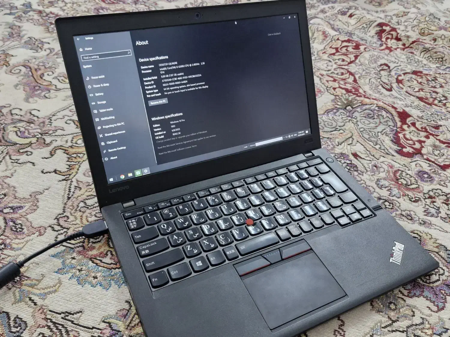 لپ تاپ لنوو مدل thinkpad i5 نسل ۶ سایز ۱۲ اینچ|رایانه همراه|تهران, فردوس|دیوار