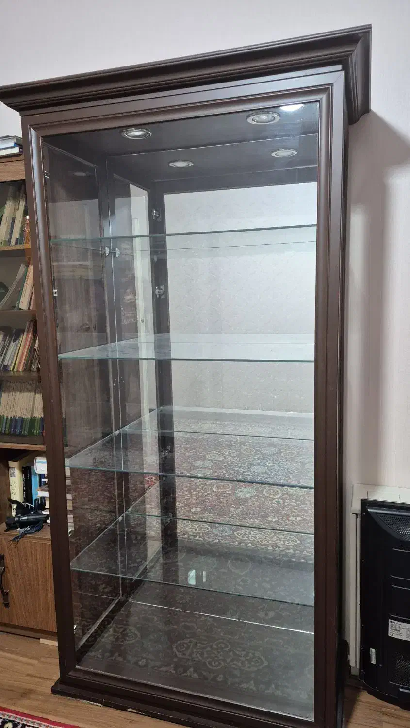 ویترین دکوری با هالوژن|بوفه، ویترین، کنسول|تهران, شهرک امید|دیوار