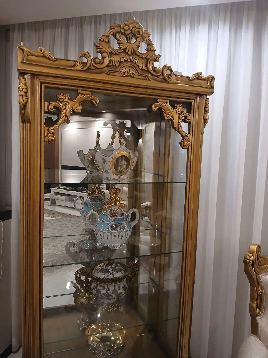 گنجه|بوفه، ویترین، کنسول|مشهد, چهارچشمه|دیوار