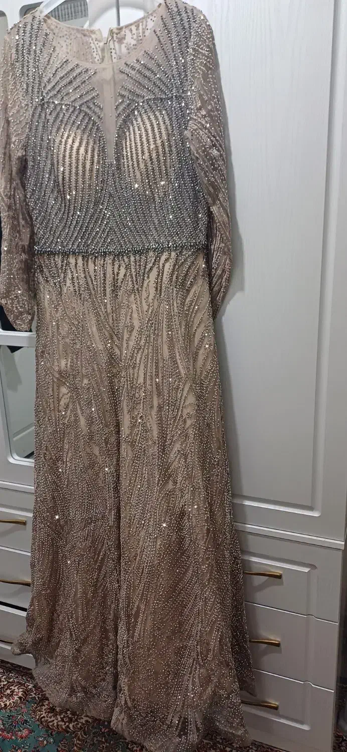 لباس مجلسی سنگ دوزی سایز ۴۴ تا ۴۸|لباس|قزوین, |دیوار