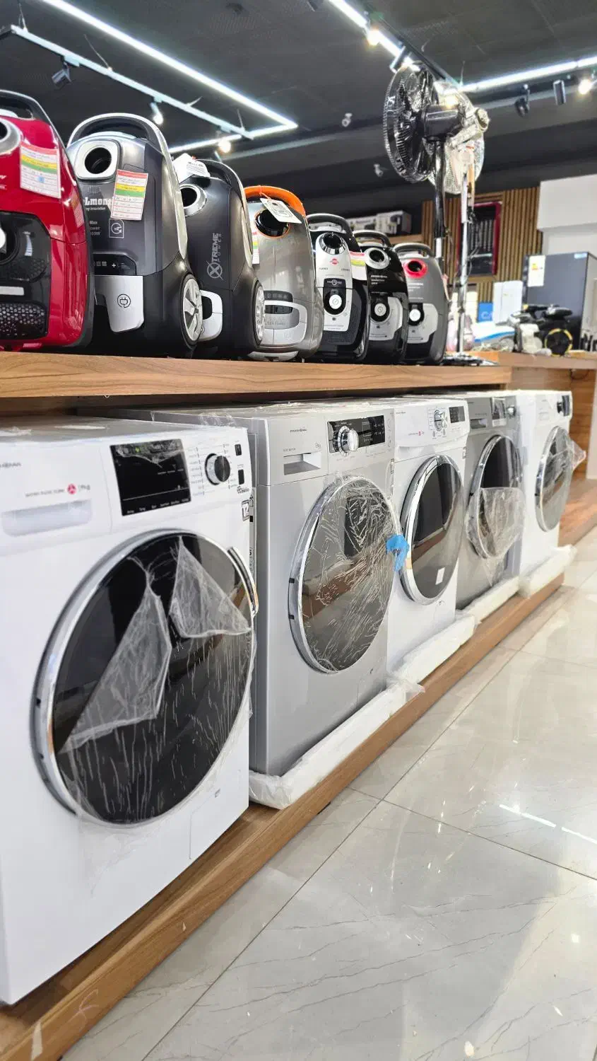 لباسشویی ۹ کیلویی ۲۴ ماهه باکارت ملی (چک صیاد)|ماشین لباسشویی و خشک‌کن لباس|کرمانشاه, |دیوار