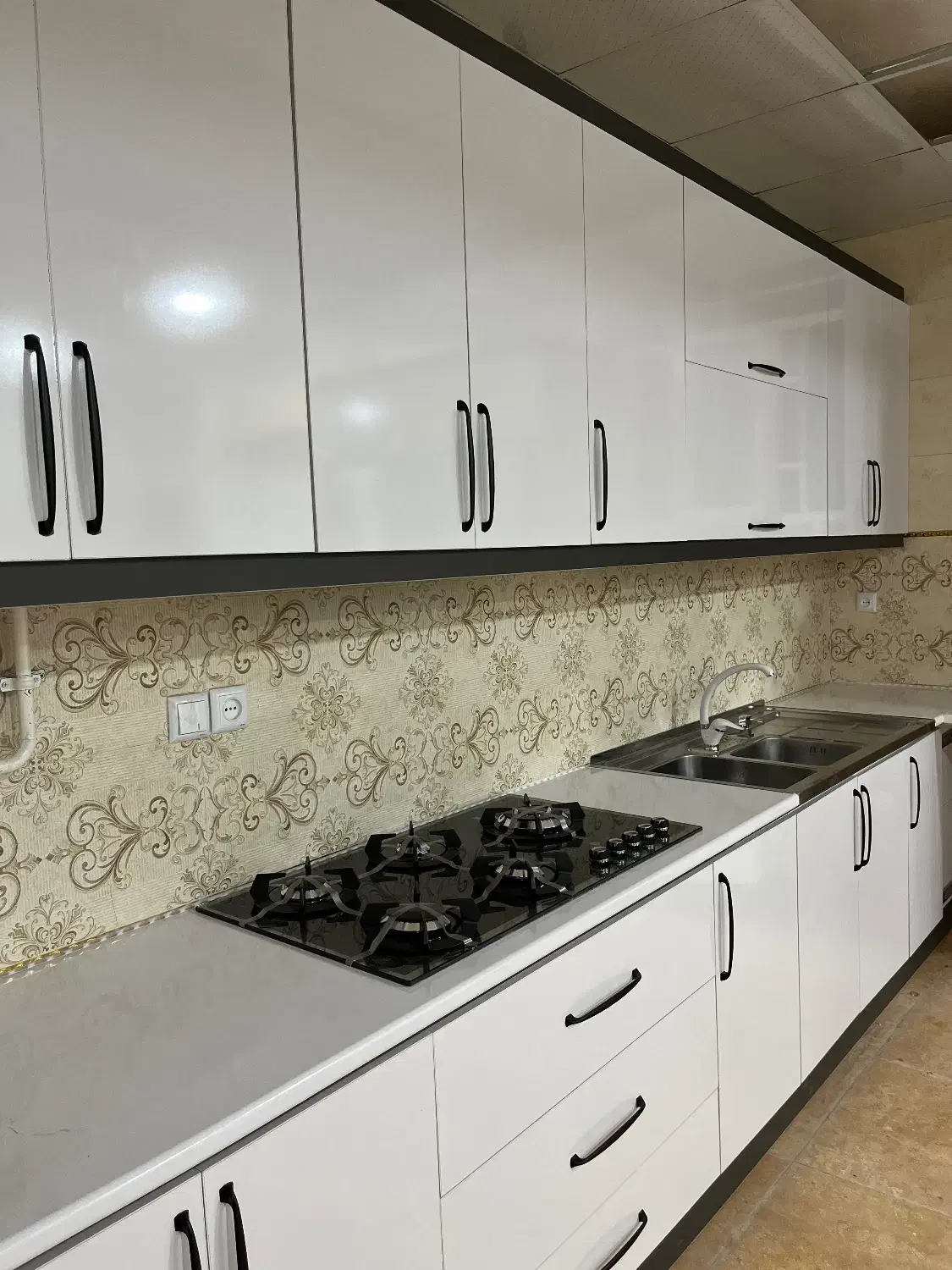 کابینت کمد هایگلاس،ام دی اف|جاکفشی، کمد، دراور|گتوند, |دیوار