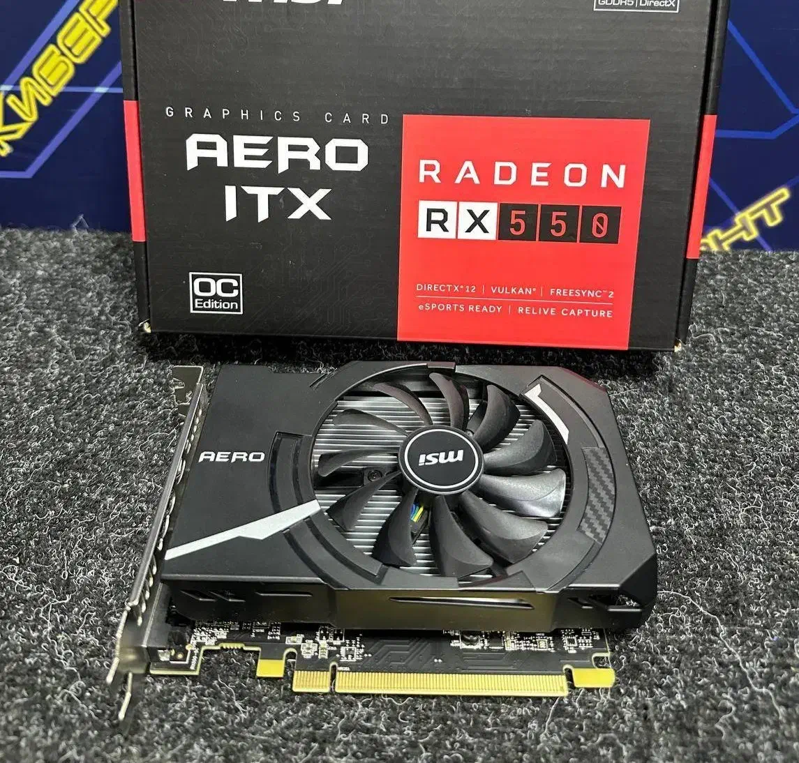 کارت گرافیک MSI Radeon RX550 2GB تمیز و کم‌کار|قطعات و لوازم جانبی رایانه|اهواز, پادادشهر|دیوار