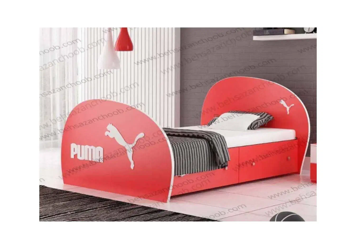 تخت پوما|تشک تختخواب|بم, |دیوار