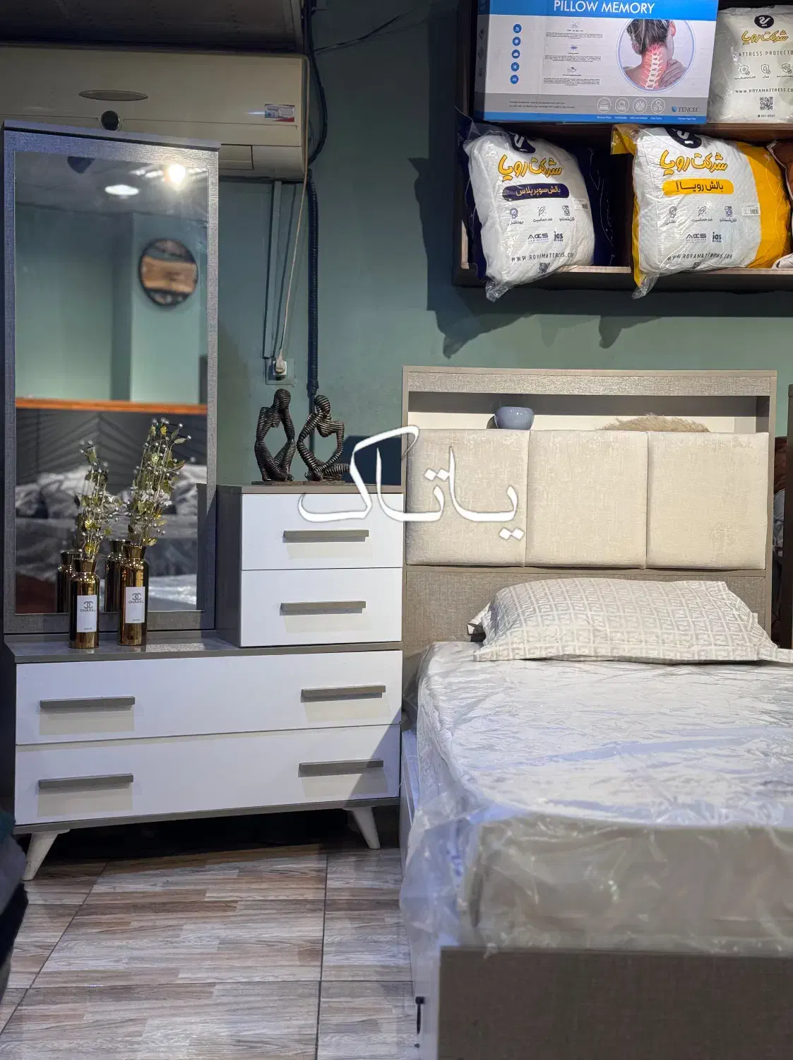 تخت خواب تک نفره کلاسیک|تخت و سرویس خواب|تهران, شهرک ولیعصر جنوبی|دیوار