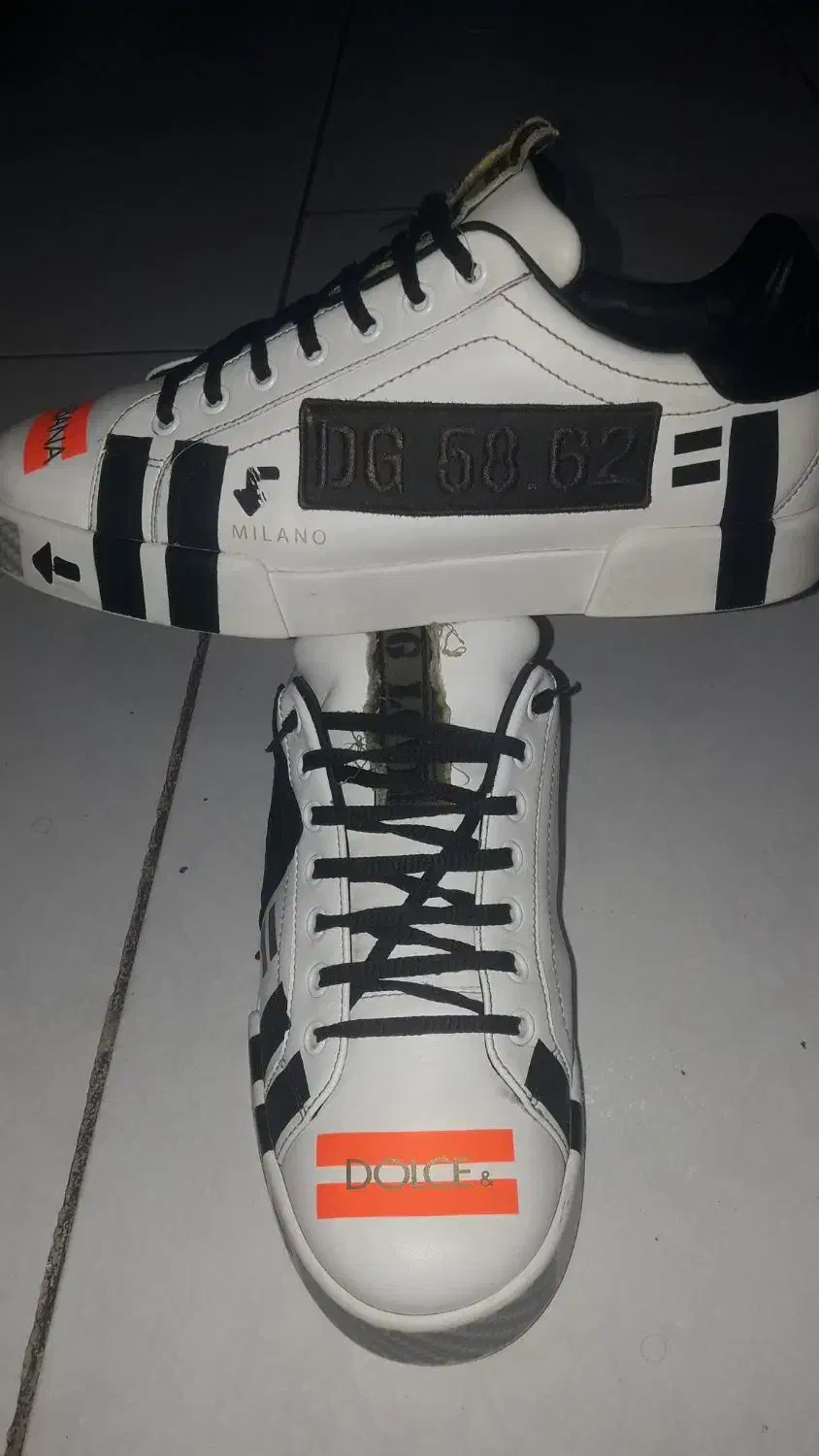 یک جفت کتونی تمام چرم دی اندجی ایتالیای اصل سایز۴۱|کیف، کفش، کمربند|اهواز, کوی مهدیس|دیوار