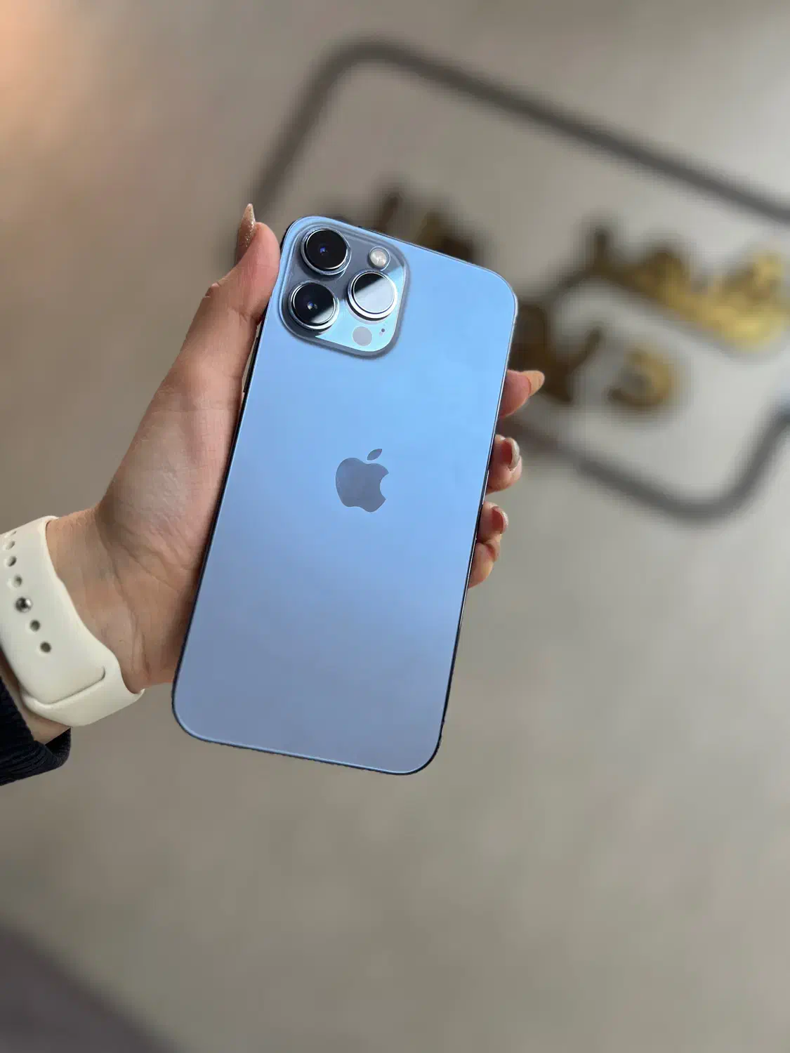 آیفون ۱۳پرومکس آبی ZAA(دوسیم کارت) یک ترابایت گیگ|موبایل|ماسال, |دیوار