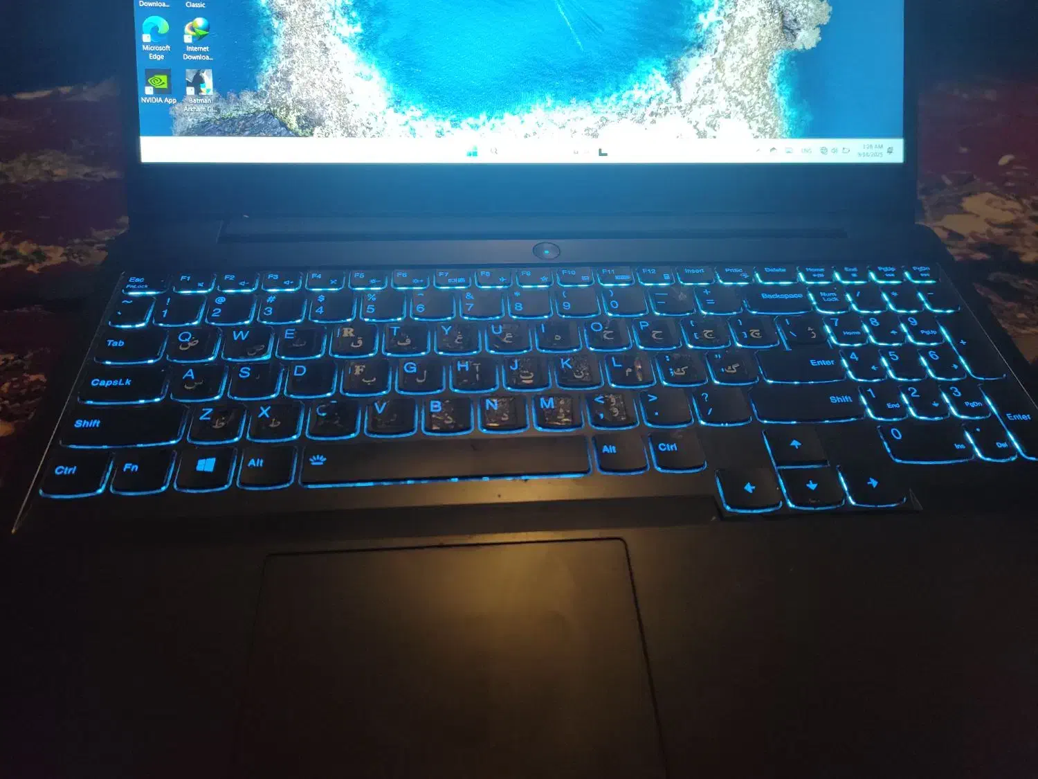 لپتاپ idea pad3 gaming lenovo.|رایانه همراه|اردکان, |دیوار
