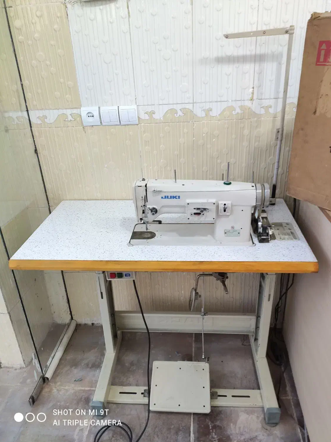 چرخ گلدوزی ژوکی ژاپنی درحدنو همراه با کارتن|چرخ خیاطی و ریسندگی|چابهار, |دیوار