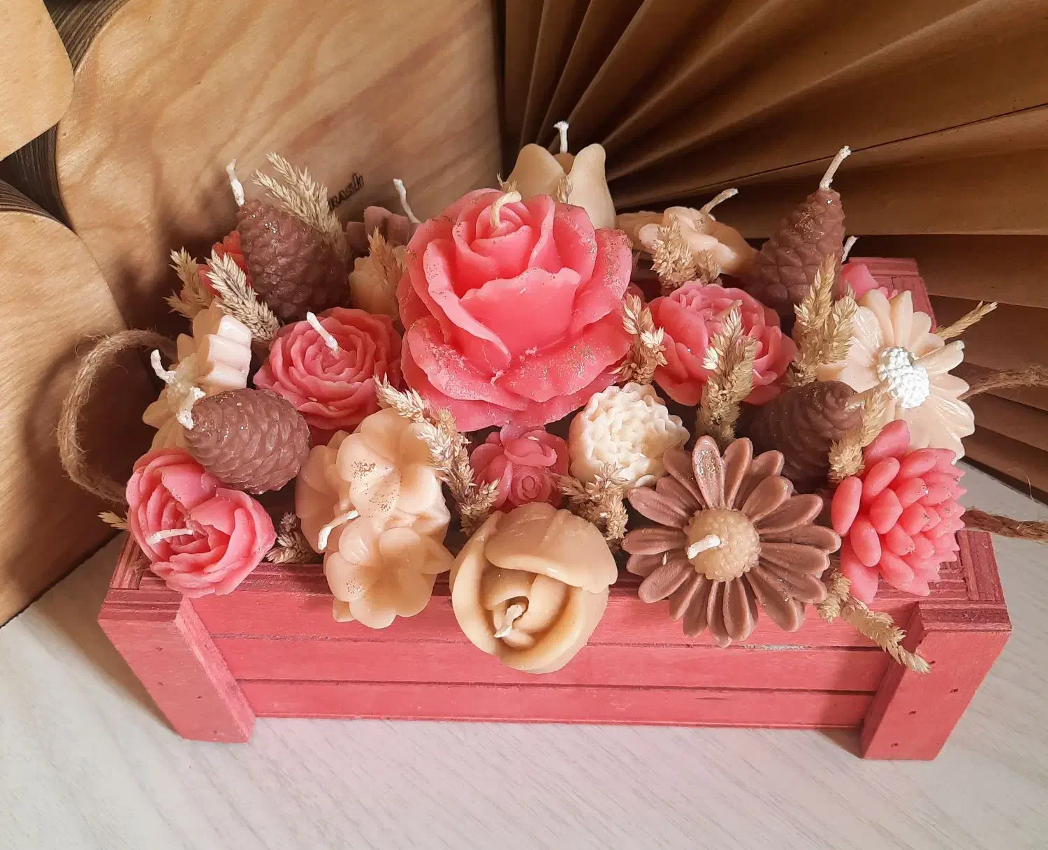 باکس گل شمع|صنایع دستی و سایر لوازم تزئینی|تهران, افسریه شمالی|دیوار