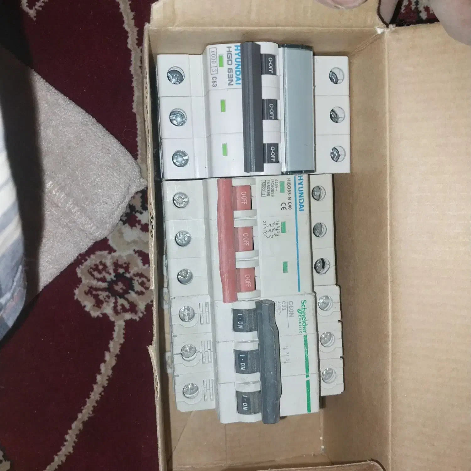 کلید مینیاتوری و کابلو ترانس فتوسل|مصالح و تجهیزات ساختمان|قدس, شهر‌قدس|دیوار