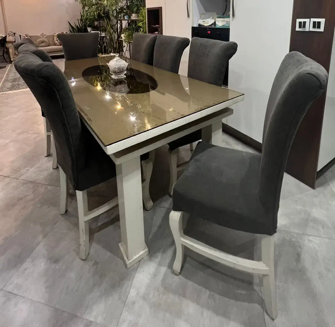 فروش میز و صندلی نهار خوری ۸نفره|میز و صندلی غذاخوری|رشت, نامجو|دیوار