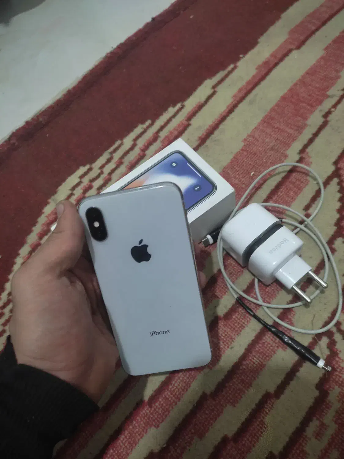 آیفون x پلمپ بدون خط و خش ۲۵۶ گیگ|موبایل|یاسوج, |دیوار