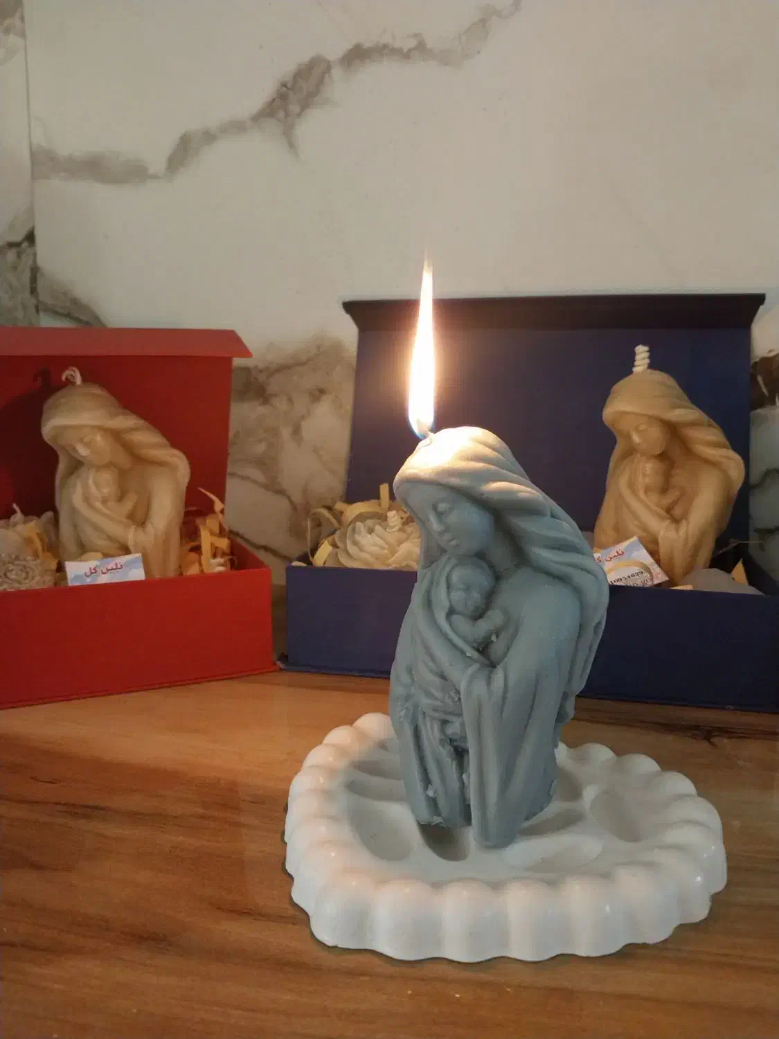 گل شمعی دست ساز|صنایع دستی و سایر لوازم تزئینی|رضوانشهر, |دیوار