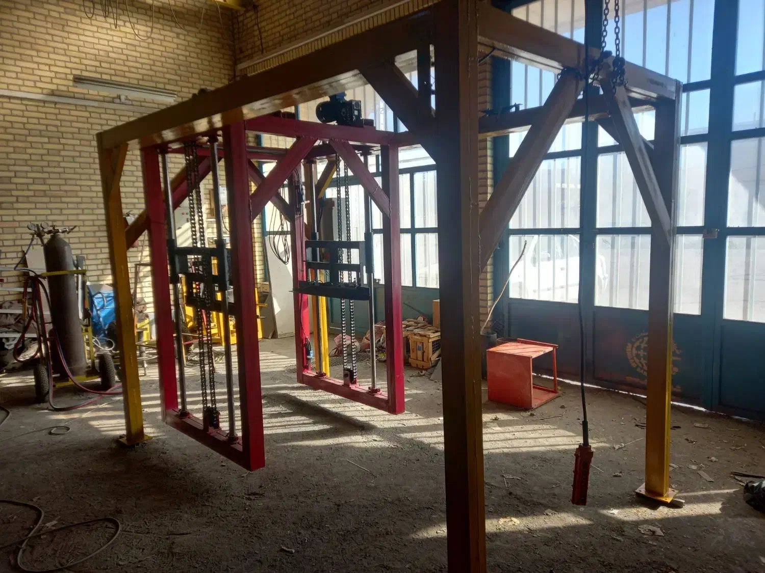 استاکر خط تولید بلوک سیمانی|مصالح و تجهیزات ساختمان|چهاردانگه (تهران), |دیوار