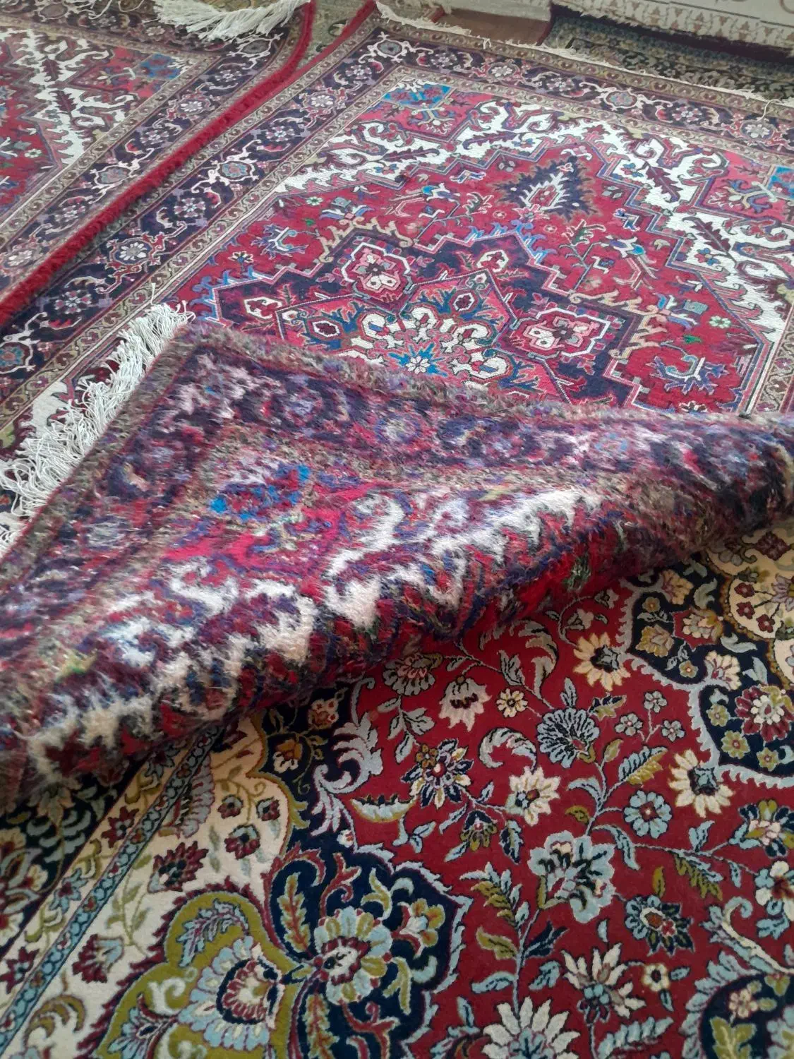 سلام ۱جفت فرش ۹متری هریس تاجری|فرش|خواجه, |دیوار