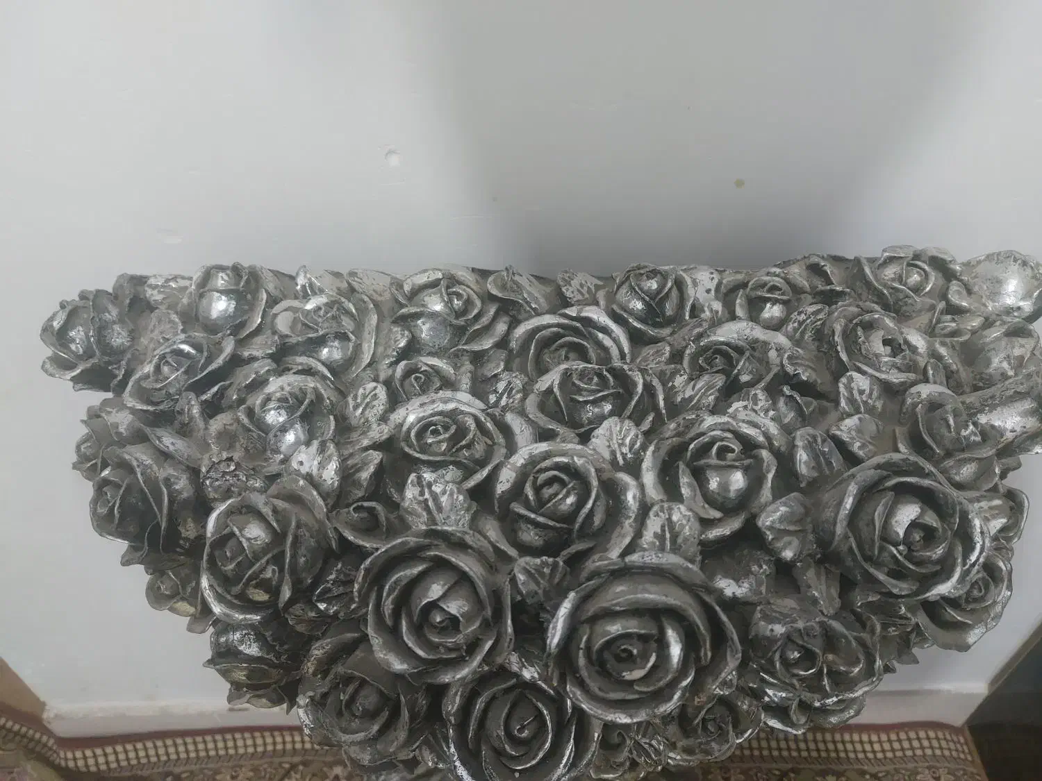 پایه ای بسیار زیبا و شیک ب همراه دو عدد شمعدون نو|صنایع دستی و سایر لوازم تزئینی|کازرون, |دیوار