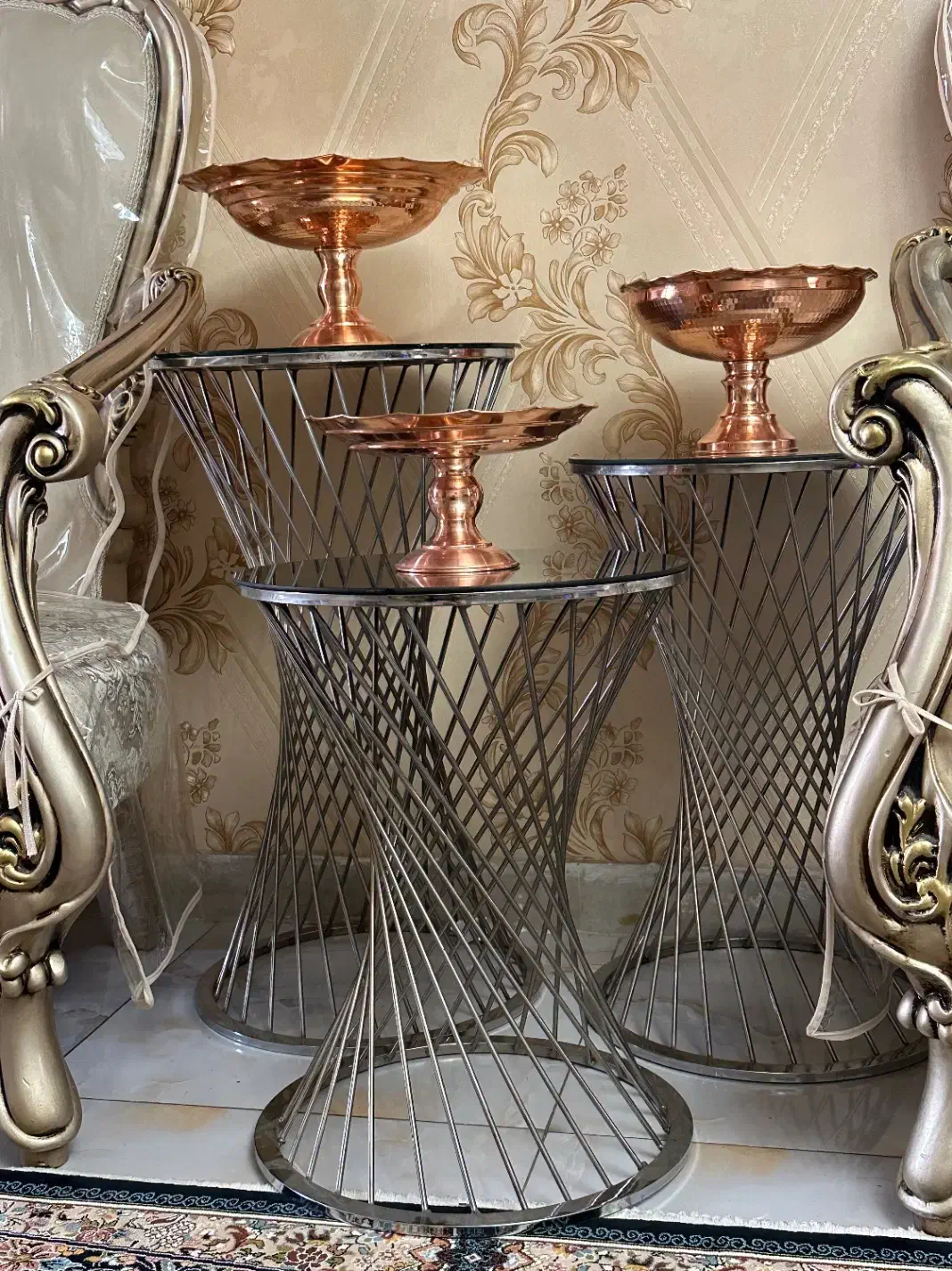 عسلی استیل|مبلمان خانگی و میز عسلی|باقرشهر, |دیوار