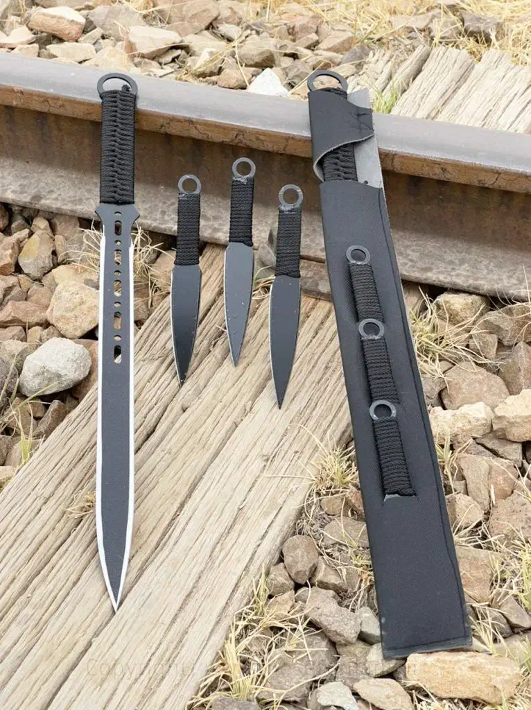 ست بامبو زن و چاقو پرتابی|کوهنوردی و کمپینگ|آباده, |دیوار