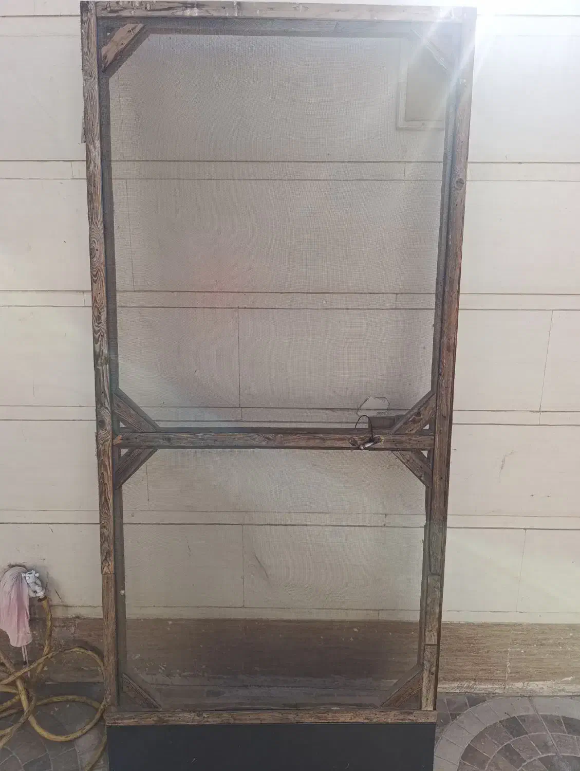 درب چوبی توری سالم|مصالح و تجهیزات ساختمان|تاکستان, |دیوار