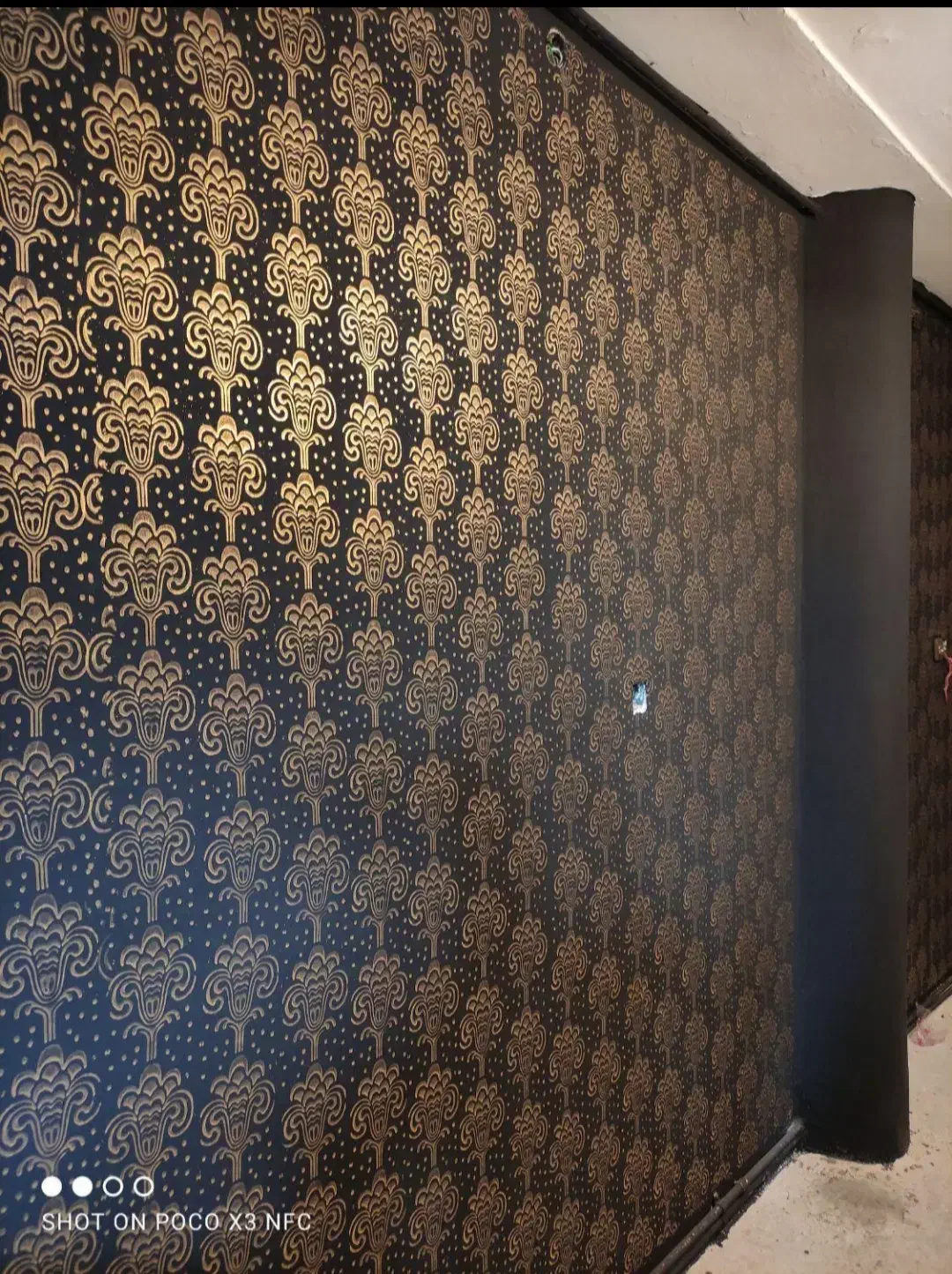 نقاشی ساختمان طرح کاغذ دیواری (کار ترکیه)|خدمات پیشه و مهارت|ارومیه, |دیوار