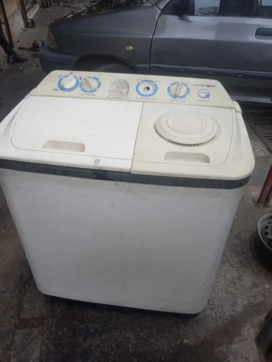 لباسشویی دوقلو|ماشین لباسشویی و خشککن لباس|رباطکریم, مسکن مهر آبشناسان|دیوار