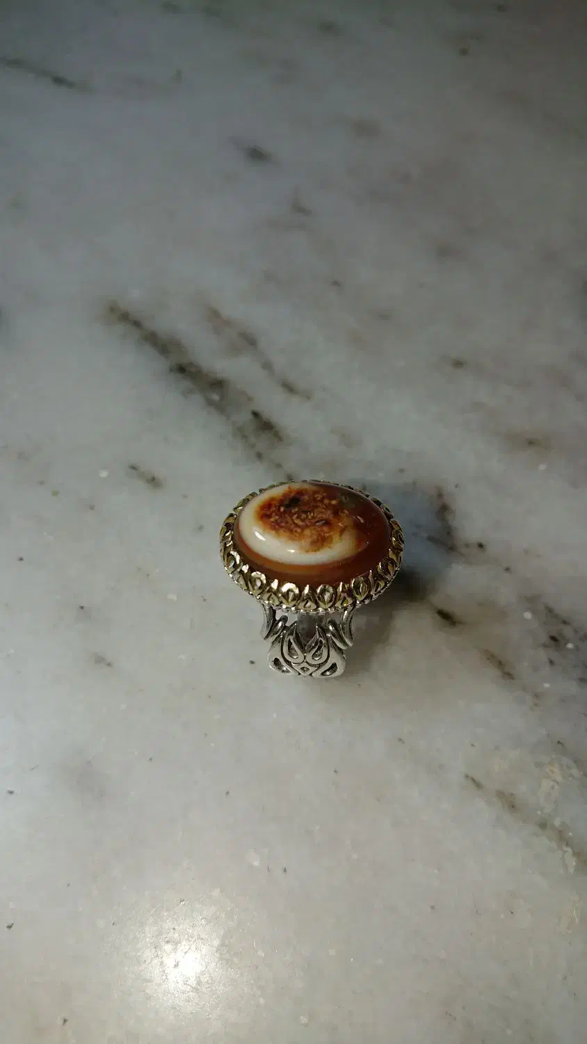 انگشتر نقره عقیق سلیمانی|جواهرات|تهران, دستغیب|دیوار