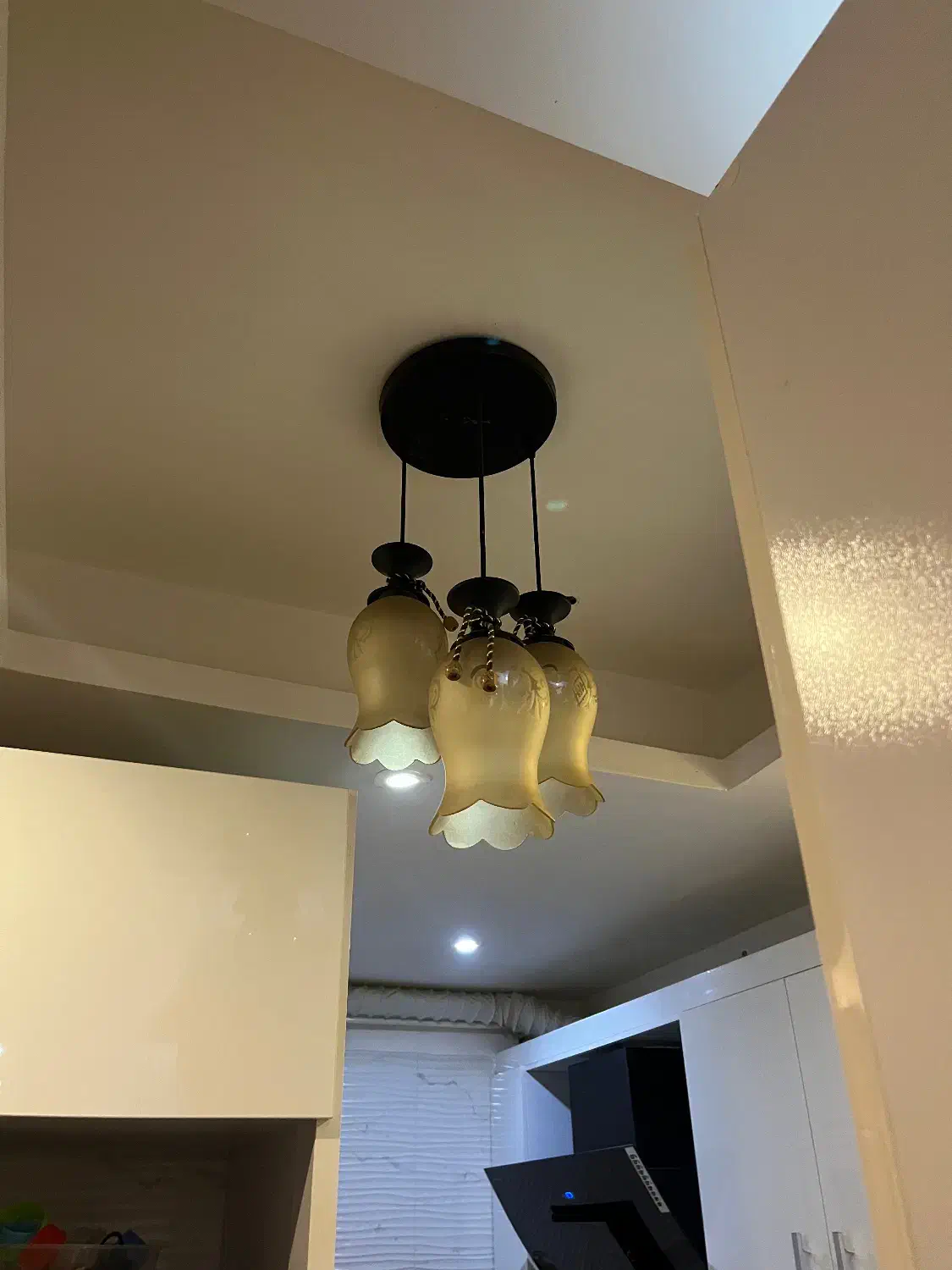 لوستر شیک و چوبی|لوستر و چراغ آویز|گرگان, |دیوار