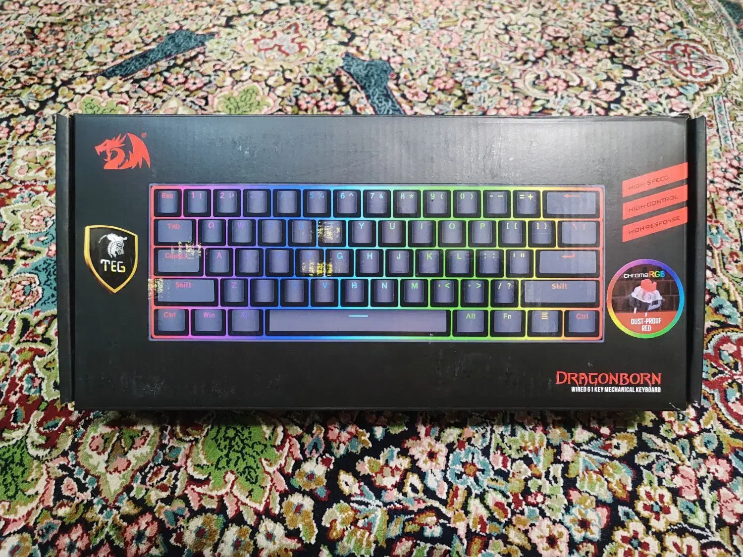 کیبورد مکانیکی گیمینگ Dragonborn K630 RGB|قطعات و لوازم جانبی رایانه|کرمان, |دیوار