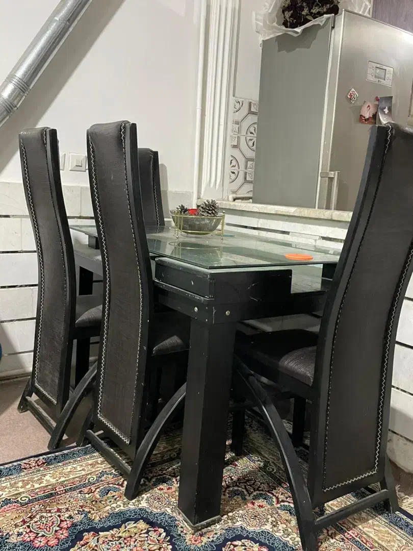 میز نهارخوری|میز و صندلی غذاخوری|ورامین, ورامین|دیوار